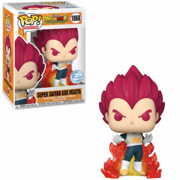 Funko Pop Dragon Ball Super The Movie Broly Super Saiyan God Vegeta 1868 Exc