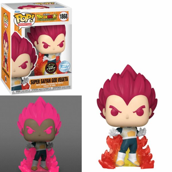 Funko Pop Dragon Ball Super The Movie Broly Super Saiyan God Vegeta 1868 Limited Glow Chase