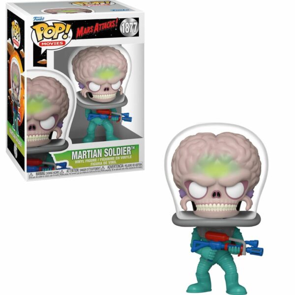 Funko Pop Mars Attacks Martian Soldier 1877