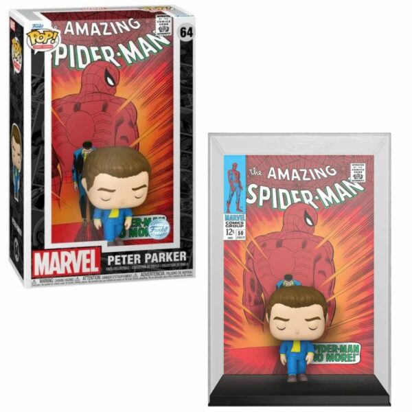 Funko Pop Marvel Comic Cover Spiderman Peter Parker 64 Exc