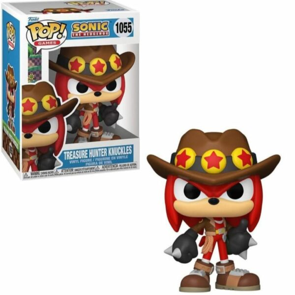 Funko Pop Sonic The Hedgehog Treasure Hunter Knuckles 1055