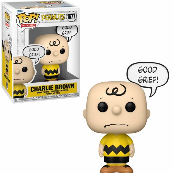 Funko Pop Peanuts Charlie Brown Good Grief 1677