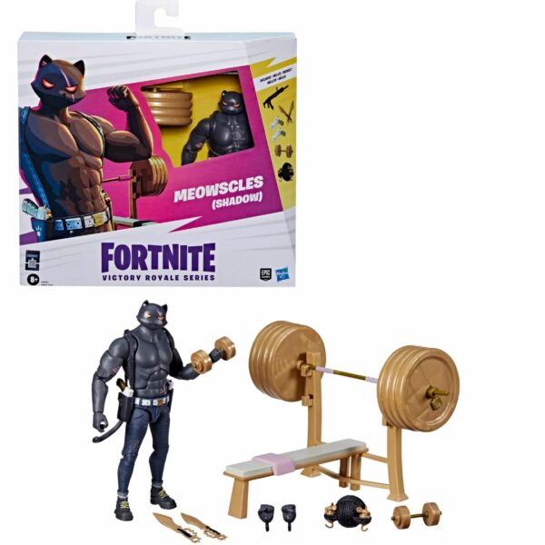 Hasbro Action Figure Fortnite Victory Royale Series Meowscles Shadow Deluxe