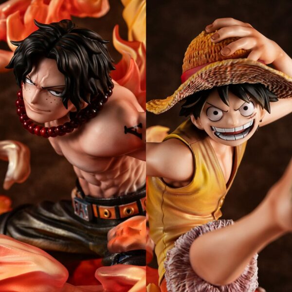 Megahouse One Piece P.O.P Neo Maximum Luffy & Ace Bond Between Brothers Limited - immagine 2