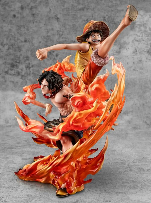 Megahouse One Piece P.O.P Neo Maximum Luffy & Ace Bond Between Brothers Limited - immagine 3