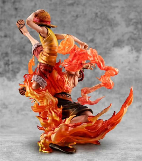 Megahouse One Piece P.O.P Neo Maximum Luffy & Ace Bond Between Brothers Limited - immagine 4