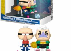 Funko Pop Spongebob Mermaidman & Barnacleboy With The Invisible Boatmobile 126 Exc