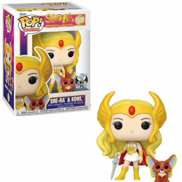 Funko Pop She-Ra 40th Anniversary She-Ra With Kowl 1800