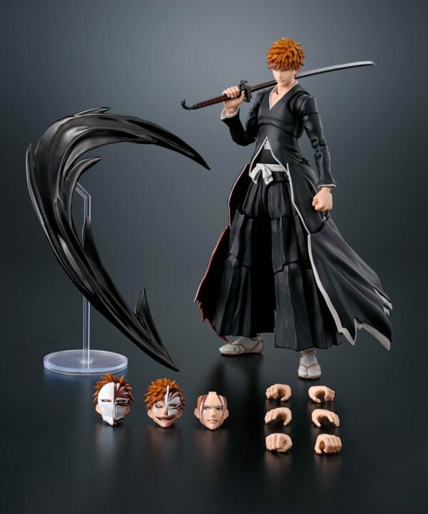 SH Figuarts Bleach Ichigo Kurosaki Getsugatensho - immagine 6