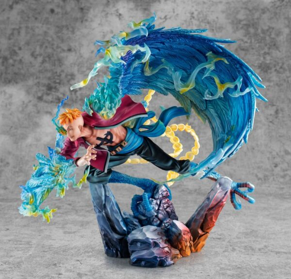 Megahouse One Piece P.O.P MAS Maximum Marco The Phoenix Leader Of 1st group of Whitebeard Pirates - immagine 3