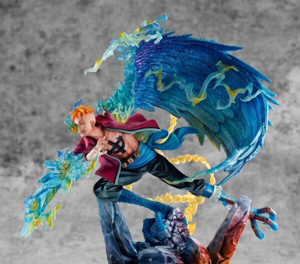 Megahouse One Piece P.O.P MAS Maximum Marco The Phoenix Leader Of 1st group of Whitebeard Pirates - immagine 5