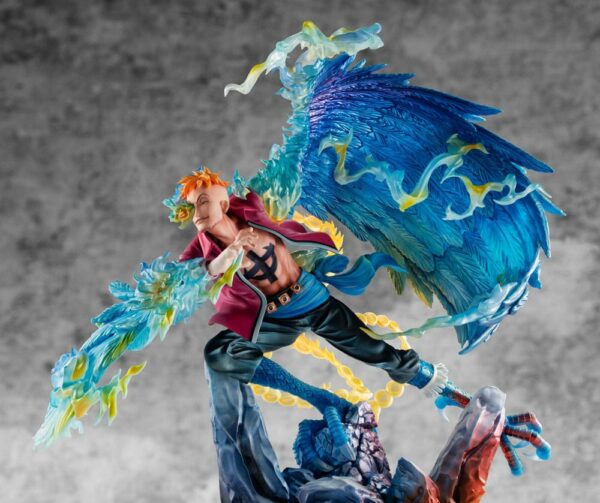 Megahouse One Piece P.O.P MAS Maximum Marco The Phoenix Leader Of 1st group of Whitebeard Pirates - immagine 6