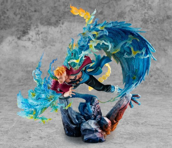 Megahouse One Piece P.O.P MAS Maximum Marco The Phoenix Leader Of 1st group of Whitebeard Pirates - immagine 10