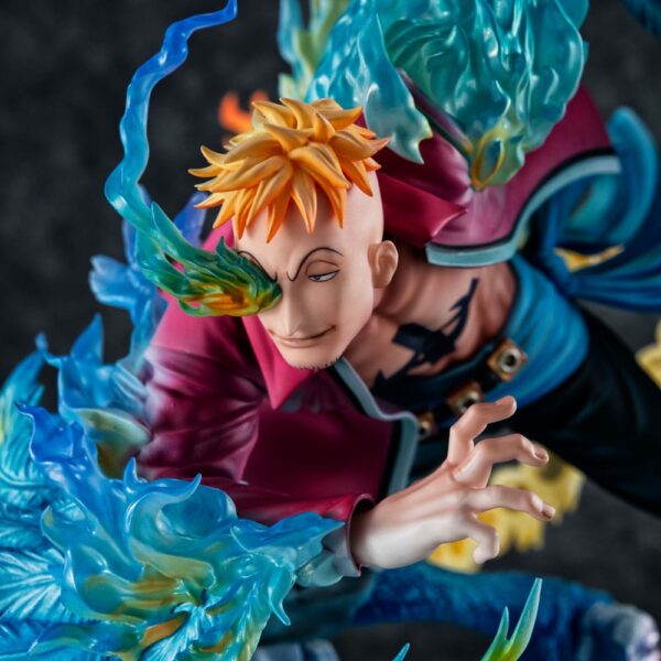 Megahouse One Piece P.O.P MAS Maximum Marco The Phoenix Leader Of 1st group of Whitebeard Pirates - immagine 11