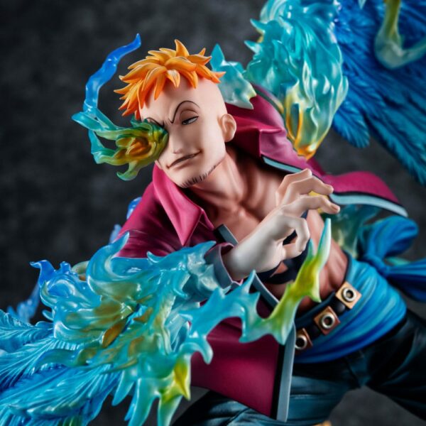 Megahouse One Piece P.O.P MAS Maximum Marco The Phoenix Leader Of 1st group of Whitebeard Pirates - immagine 13