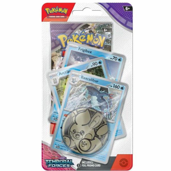 Pokemon Temporal Forces Checklan Blister Baxcalibur ENG