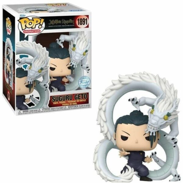 Funko Pop Jujutsu Kaisen Geto With Dragon 1891 Exc