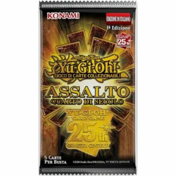 Yu Gi Oh Assalto Quarto Di Secolo Busta Singola ITA
